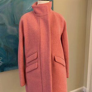 J.Crew Petite cocoon coat in Italian stadium-cloth wool
